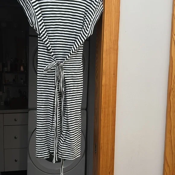 J. Crew Factory Striped Tie-Waist Mini Dress - Picture 4 of 6